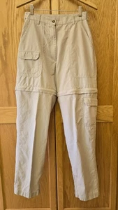 Woolrich 'Light Taupe' Convertible Zip-Off Hiking/Fishing Pants ~ Size 10 ~Cargo - Picture 1 of 5