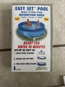 VHS: EASY SET POOL MODEL M1 12 INSTRUCTIONAL VIDEO VHS - Picture 1 of 6