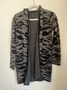 Rachel Zoe Open Hooded Cardigan XS Pockets - Picture 1 of 8