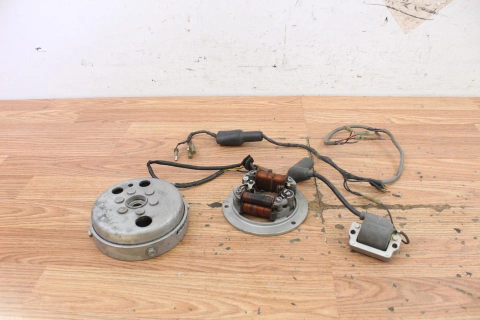 Estator Yamaha Ty250 1974 74/magneto/volante/bobina de encendido - conjunto de encendido Foto 1 de 4