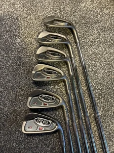 Ping i15 Irons 5-PW Iron Green Dot AWT Regular Shafts - Picture 1 of 9