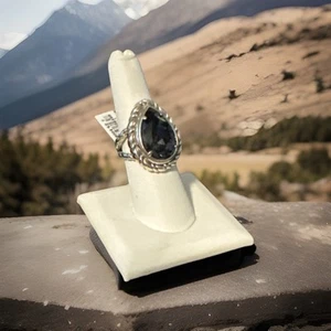 Brighton Midnight Crystal Ring Size 7 NWT Rare Find! - Picture 1 of 3