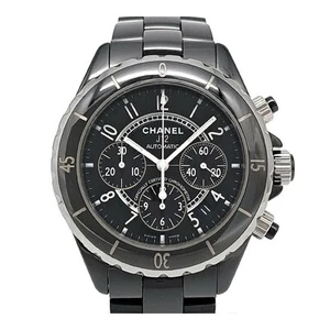 Chanel J12 Chronograph 41mm H0940 Automatic Ceramic Men #TS224 - Picture 1 of 6
