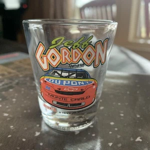 VTG 1999 Jeff Gordon #24 Dupont Shot Glass NASCAR Cup Hendrick Chevrolet Rainbow - Picture 1 of 1