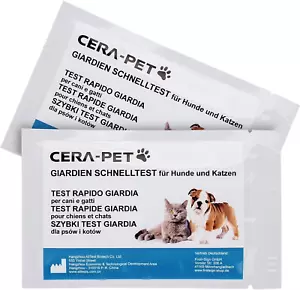 Cera-Pet Giardien Schnelltest Für Hund Und Katze, 1 STK. I Nachweis Von Darmpara - Bild 1 von 12