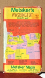 Late 1960's Metsker Map of Washington County, Oregon - Picture 1 of 1