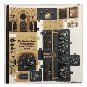 new LEGO Sticker Sheet #2 for Hogwarts Castle set 71043 - Picture 1 of 1