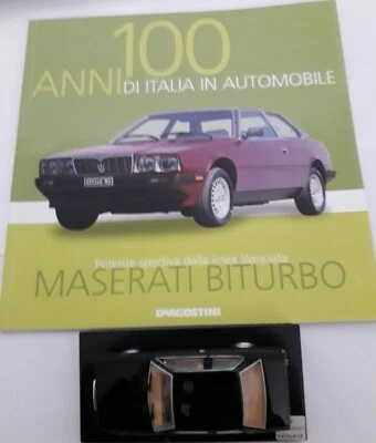modellino Maserati Biturbo 1:43 100 Anni di Italia in automobile come nuovo - Immagine 1 di 4