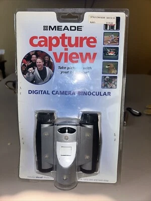 Vtg Meade Capture View 8x22 Digital Camera Binoculars Photography New Old Stock - Image 1 of 3