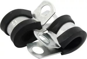 Paquete de 10 abrazaderas de línea de aluminio Allstar Performance 18302 3/8" - Imagen 1 de 1