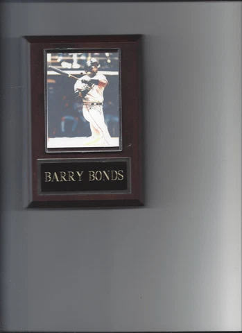 BARRY BONDS PLAQUE BASEBALL SAN FRANCISCO GIANTS MLB Cover
