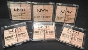 ❤Best Price Lot 6x❤ NYX BTGIH02 Platinum Status & Diamond Chains Icy Highlighter - Picture 1 of 4