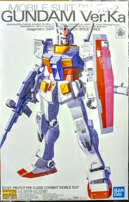 Bandai 0079 1/100 Gundam RX-78-2 MG Master grade Version Ka Precise model kit - Image 1 of 4