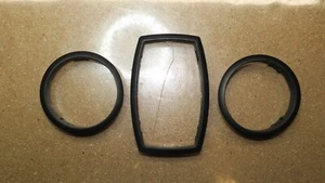 03-08 BMW E85 Z4 A/C HEATER CLIMATE CONTROL BEZEL TRIM COVER FRAME SET OF 3 - Picture 1 of 12