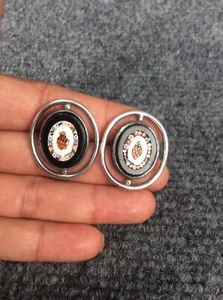 Seltene Vintage Miopaud Manschettenknöpfe Sterlingsilber 925 Poetra Dura - Bild 1 von 7