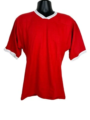 Vintage Russell Athletic Streetwear Jersey Medium Tee Red NOS 70s Gold Tag NWOT - Image 1 of 4