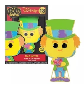 Funko Disney Alice in Wonderland Mad Hatter Glow-in-the-Dark Pop! Pin New Sealed - Picture 1 of 1