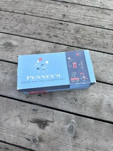 Caja de zapatos para bebé pennes original decoración infantil utilería de película vintage años 50 - Imagen 1 de 12