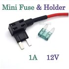 12V Mini Blade Fuse Tap Inline Holder and Fuse Current Add a Circuit to Car Bike