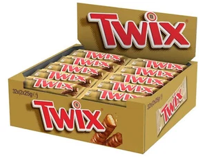 TWIX Barretta Keks Con Caramello Rivestiti Di Cioccolato 50g 32er Pack - Bild 1 von 1