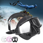 Professional Free Diving  Anti-Fog Large View Low Volume Dive  Goggles❤F