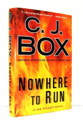 C. J. Box Nowhere To Run SIGNED Joe Pickett Hard Cover DJ Like New  1st Ed 2010 - Image 1 of 3
