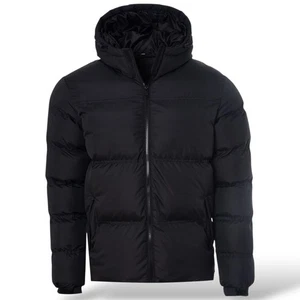 CHAQUETA ACOLCHADA ACOLCHADA CON CAPUCHA PARA HOMBRE ABRIGO DE INVIERNO ABOMBADO SOUL STAR  - Imagen 1 de 5