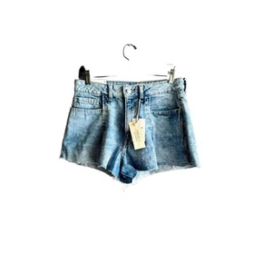 NWT Forever 21 Denim Jean Shorts Blue Distressed Women’s Size 29 - Picture 1 of 8