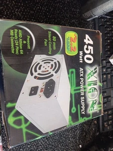 Xion 450W Watt ATX 2.2 PC Power Supply NIB Free Shipping R3 - Picture 1 of 1