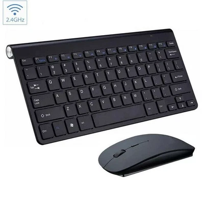 Mini Wireless Keyboard And Mouse Set Waterproof 2.4G For Mac Apple PC Computer - Image 1 of 4