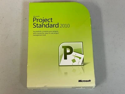 Microsoft Project Standard 2010 w/ Disc, Key & Box – Complete - Image 1 of 4