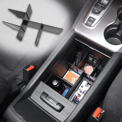 Divisores organizadores reposabrazos para pasaporte 16-22 Honda Pilot 17-23 Ridgeline 19-23 Foto 1 de 4