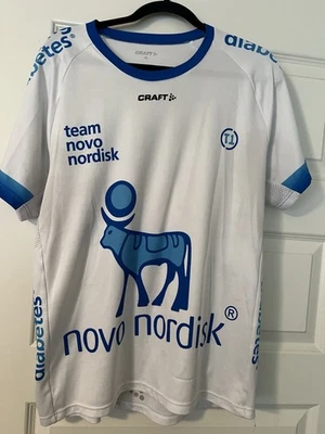 Craft Bicycle Jersey Shirt Men XL White Vertical Runner Ventilation - Image 1 of 4