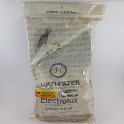 Electrolux Self Seal Vacuum Bag Multi Filter 4-ply, 12 Bags, Fits Models 1952+up - Image 1 of 4