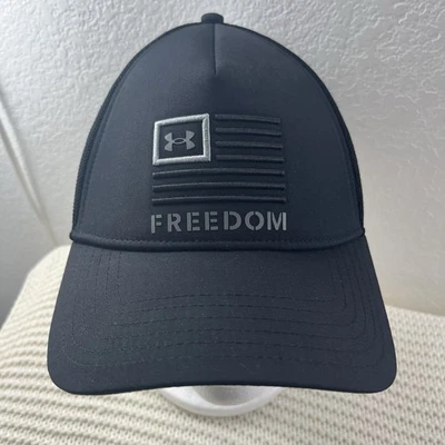 Under Armour Men's UA Freedom Mesh Trucker Hat Adjustable Snapback Cap NWT - Image 1 of 4