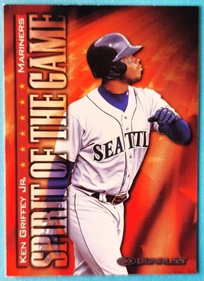 1998 Donruss Spirit of the Game Ken Griffey Jr. #386 Mariners HOF - Image 1 of 2