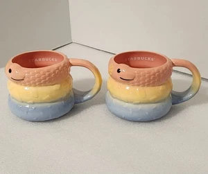 LOTTO 2 TAZZE CERAMICA STARBUCKS 2025 14 OZ LUNARE NUOVO ANNO SERPENTE NUOVE SENZA ETICHETTA - Foto 1 di 19