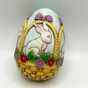 Jim Shore SPRINGTIME SURPRISES Easter Bunny Rabbit Replacement Egg EUC - Picture 1 of 3