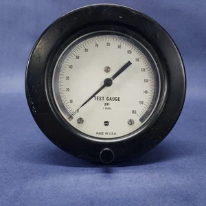 Medidor de prueba psi industrial vintage USG Steampunk 6" hecho en EE. UU. - Imagen 1 de 6