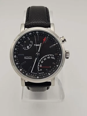 Timex M372 N Activity Tracker Bluetooth Indiglo WR 50M Stainless Steel Cas Watch - Image 1 of 4