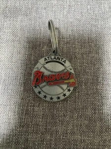 Vintage Atlanta Braves Baseball Keychain. Collectors/Sports Memorabilia  MLB - Picture 1 of 5