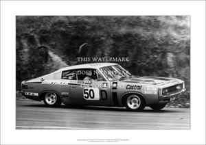 Cargador Chrysler Valiant VH R/T A3 estampado artístico - Bathurst - 42 x 29 cm póster - Imagen 1 de 3
