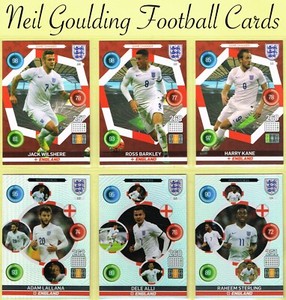 Panini ENGLAND 2016 ☆ ADRENALYN XL ☆ Football Cards #1 to #126