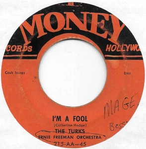 THE TURKS I'm A Fool on Money doo wop R&B 45 HEAR - Picture 1 of 2