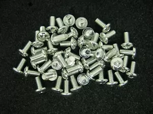 #10-32 x 3/8" Kreuzschlitz Linsenkopf Maschinenschraube Zinkplatte Stahl (50 Stück) - Bild 1 von 6