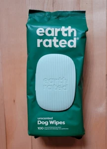 Earth Rated unparfümierte hypoallergene Hundepflege-Tücher, 100 Stück - Bild 1 von 12