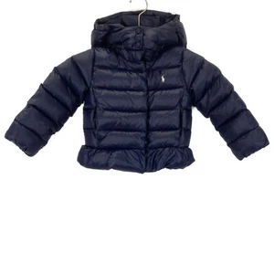 POLO RALPH LAUREN Navy hooded pembroke down jacket Jacket 4 Navy - Picture 1 of 8