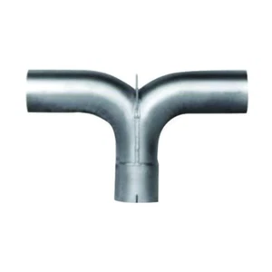 Fortpro Universal Y Exhaust Pipe W/ Divider Plate 5" x 25 W x 14 L - Picture 1 of 1