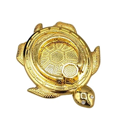 Anillo Teléfono Lily Pulitzer GWP Critter Turtle Dorado Estilo Metálico 01557 Foto 1 de 4