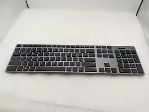 Dell WK717 Premier Wireless Bluetooth Gray Keyboard without Dongle Free Shipping - Picture 1 of 7